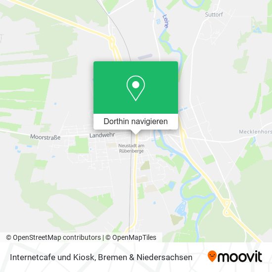 Internetcafe und Kiosk Karte