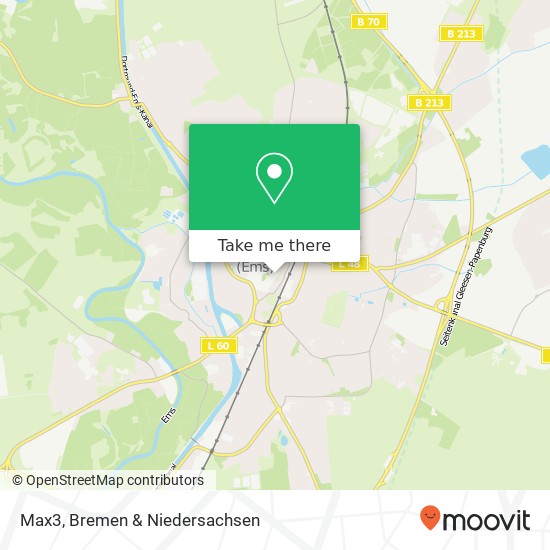 Max3, Marienstraße 16 49808 Lingen (Ems) Karte