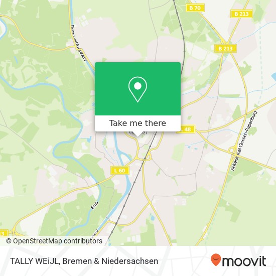 TALLY WEiJL, Lookenstraße 22 49808 Lingen (Ems) Karte