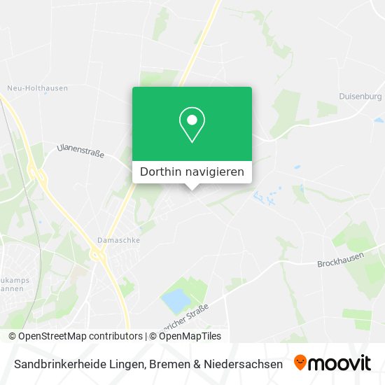 Sandbrinkerheide Lingen Karte