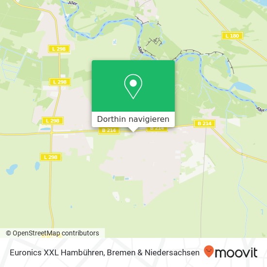 Euronics XXL Hambühren, Sudermannstraße 2 29313 Hambühren Karte