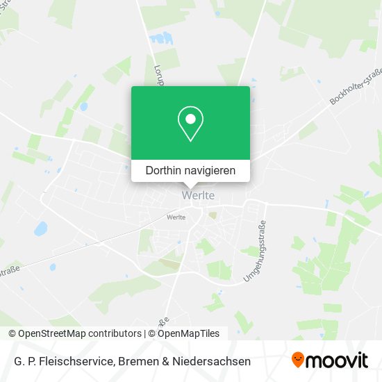 G. P. Fleischservice Karte