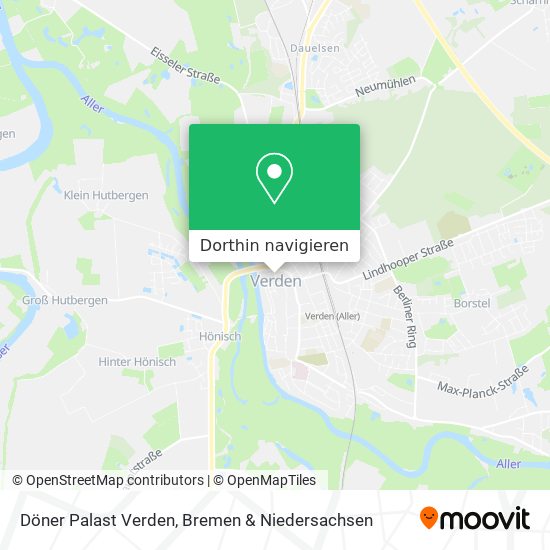 Döner Palast Verden Karte