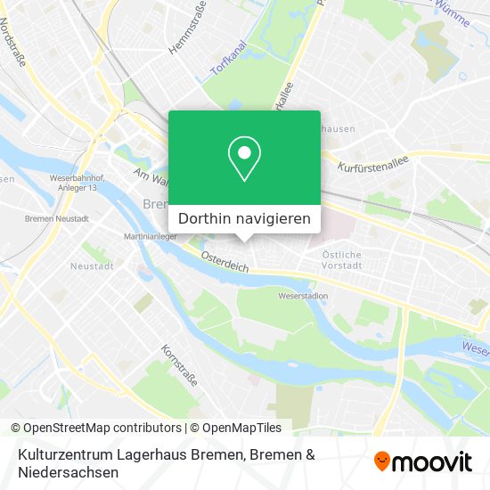Kulturzentrum Lagerhaus Bremen Karte