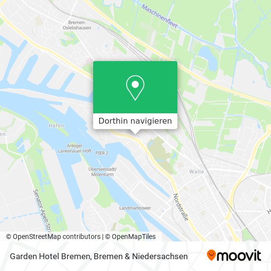 Garden Hotel Bremen Karte