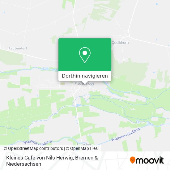 Kleines Cafe von Nils Herwig Karte