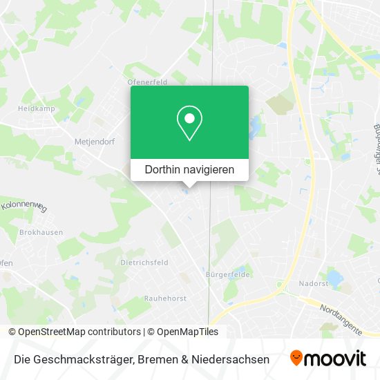 Die Geschmacksträger Karte