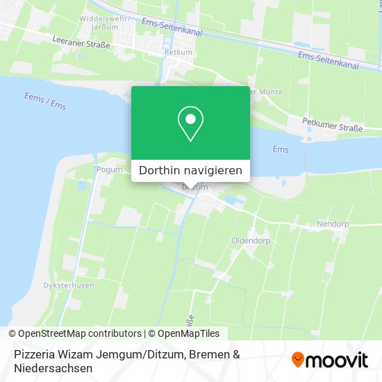 Pizzeria Wizam Jemgum/Ditzum Karte