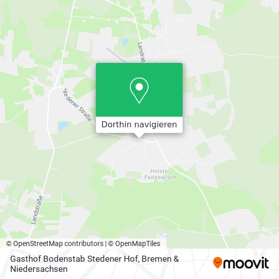 Gasthof Bodenstab Stedener Hof Karte