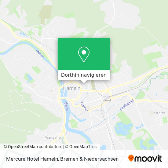Mercure Hotel Hameln Karte