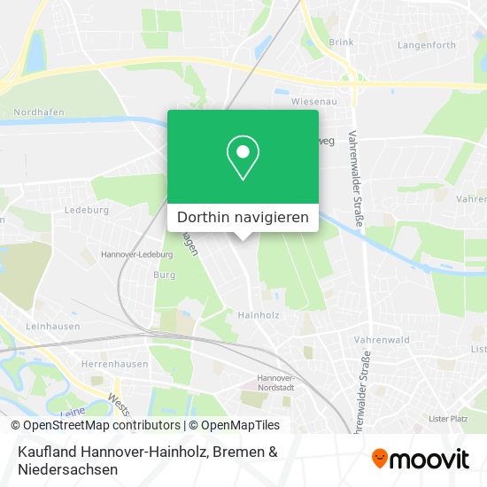 Kaufland Hannover-Hainholz Karte