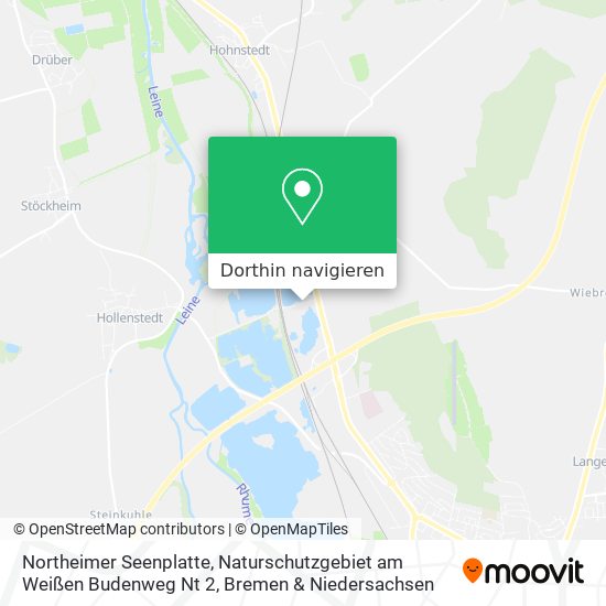 Northeimer Seenplatte, Naturschutzgebiet am Weißen Budenweg Nt 2 Karte