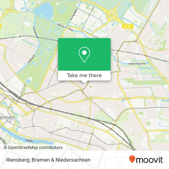 Riensberg, Riensberg, 28213 Bremen, Deutschland Karte