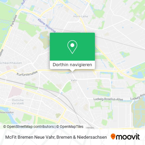 McFit Bremen Neue Vahr Karte