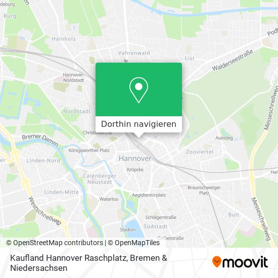 Kaufland Hannover Raschplatz Karte