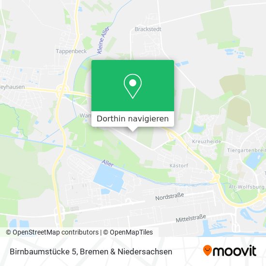 Birnbaumstücke 5 Karte