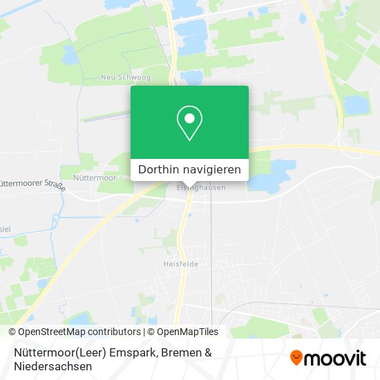 Nüttermoor(Leer) Emspark Karte