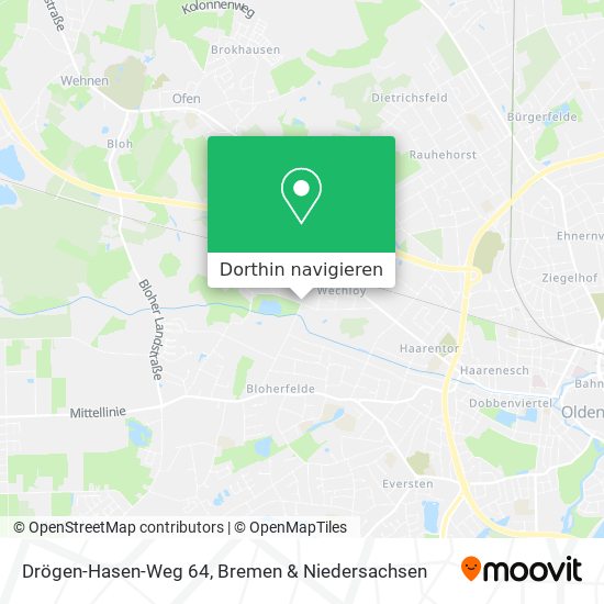 Drögen-Hasen-Weg 64 Karte