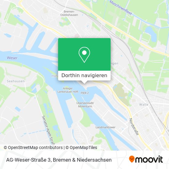 AG-Weser-Straße 3 Karte