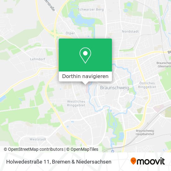 Holwedestraße 11 Karte