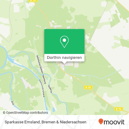 Sparkasse Emsland, Bramscher Straße Karte