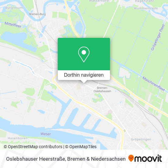 Oslebshauser Heerstraße Karte