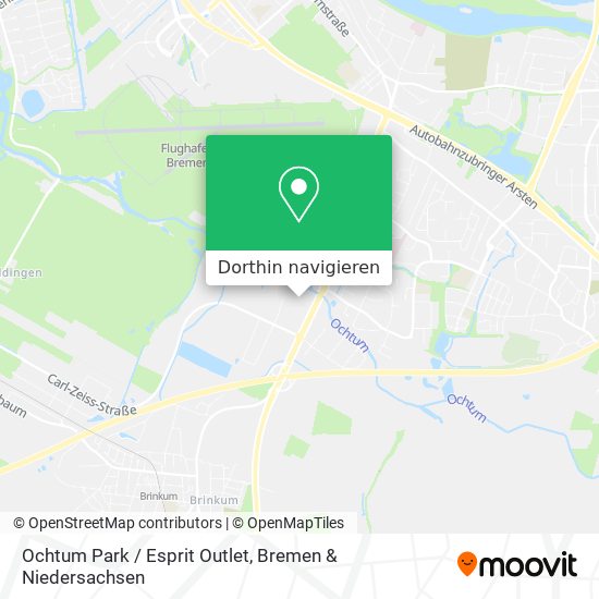 Ochtum Park / Esprit Outlet Karte