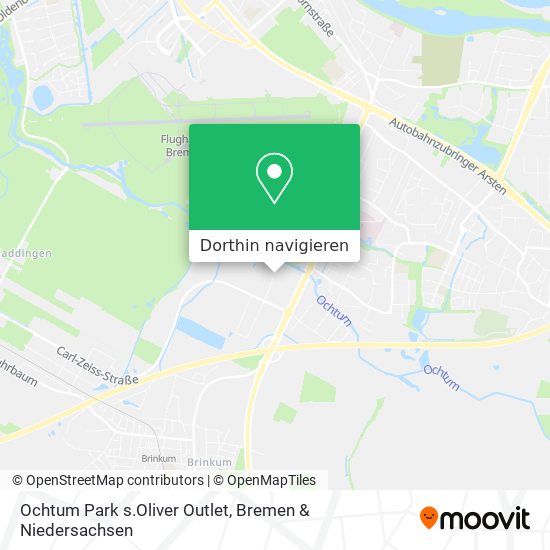 Ochtum Park s.Oliver Outlet Karte