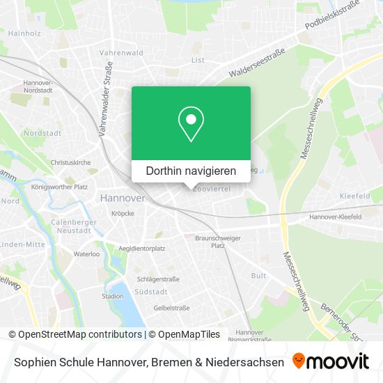 Sophien Schule Hannover Karte