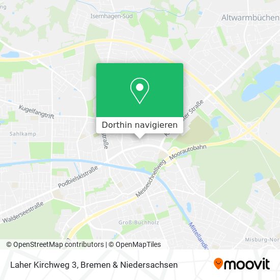 Laher Kirchweg 3 Karte