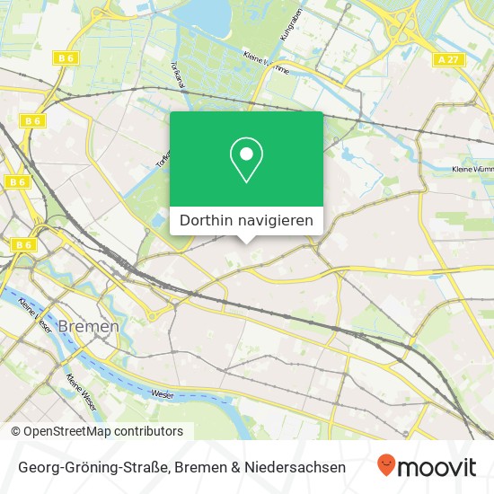 Georg-Gröning-Straße, Georg-Gröning-Straße, 28209 Bremen, Deutschland Karte