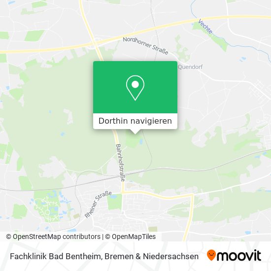 Fachklinik Bad Bentheim Karte