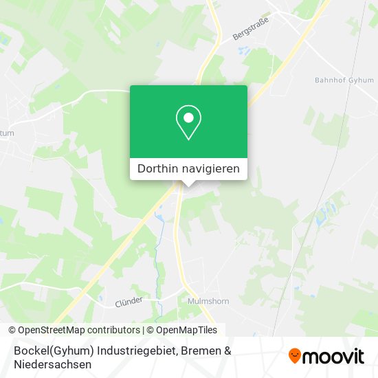Bockel(Gyhum) Industriegebiet Karte