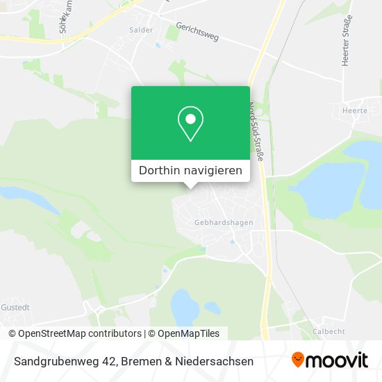 Sandgrubenweg 42 Karte