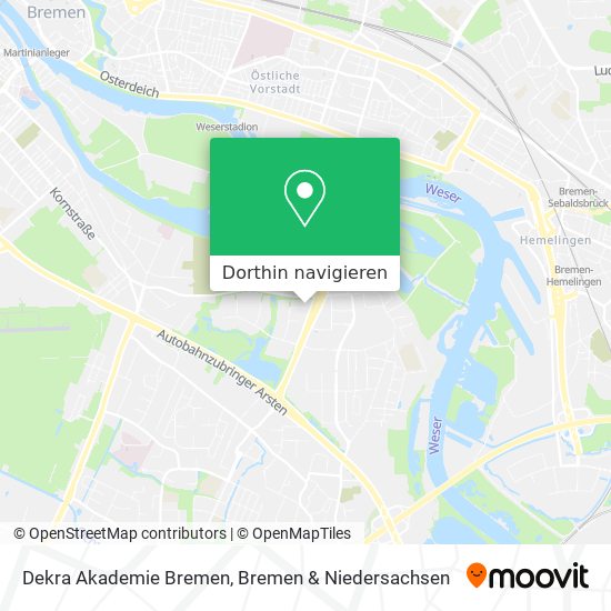 Dekra Akademie Bremen Karte