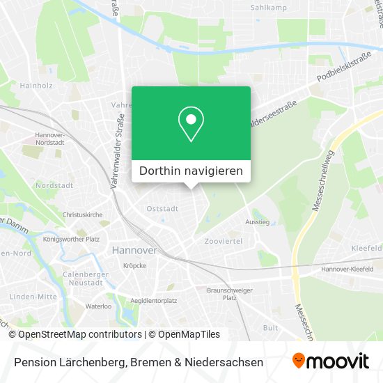 Pension Lärchenberg Karte