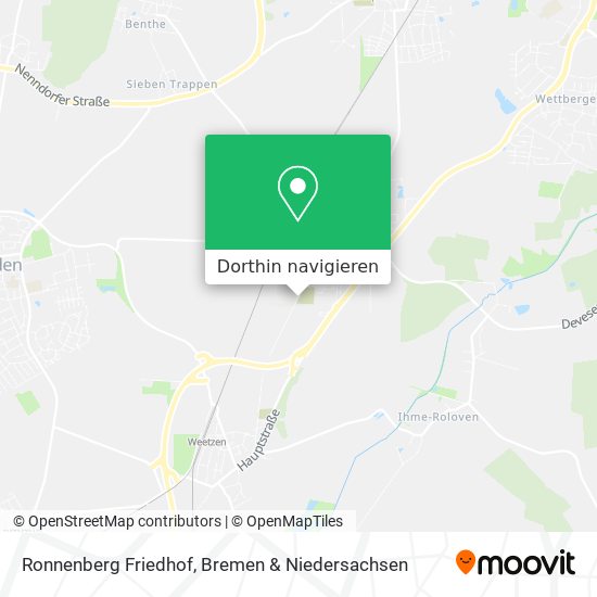 Ronnenberg Friedhof Karte