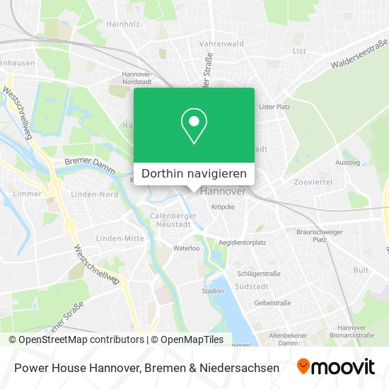 Power House Hannover Karte
