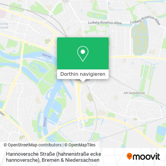 Hannoversche Straße (hahnenstraße ecke hannoversche) Karte