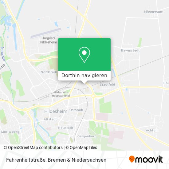 Fahrenheitstraße Karte