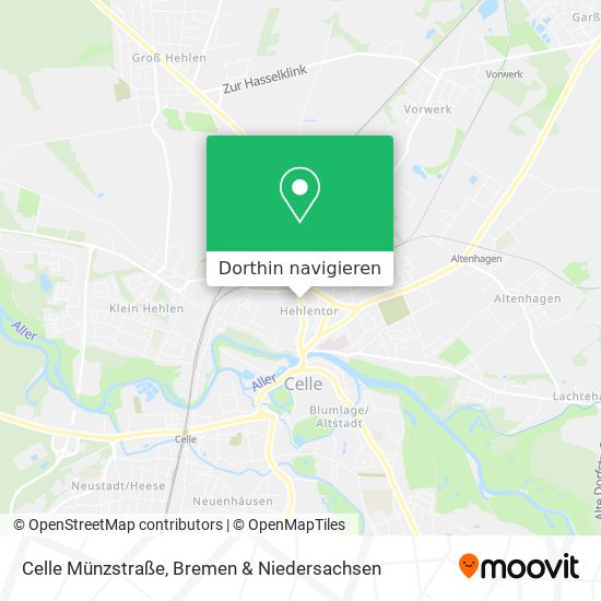 Celle Münzstraße Karte