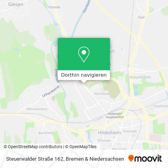 Steuerwalder Straße 162 Karte