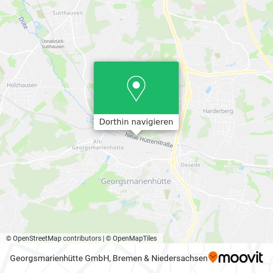 Georgsmarienhütte GmbH Karte