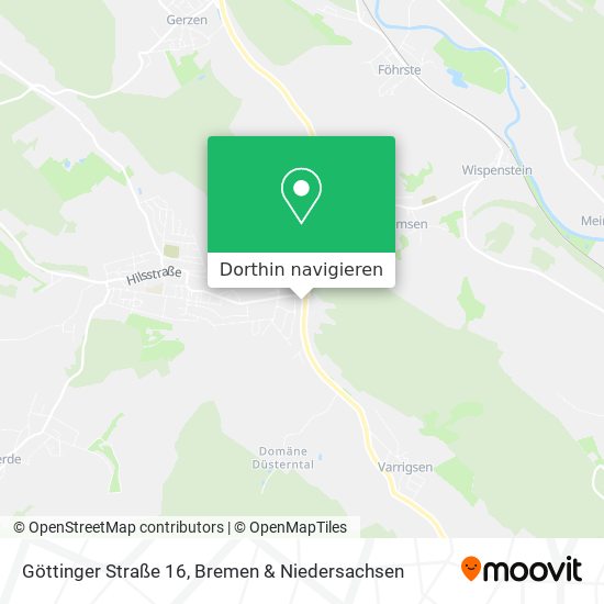 Göttinger Straße 16 Karte