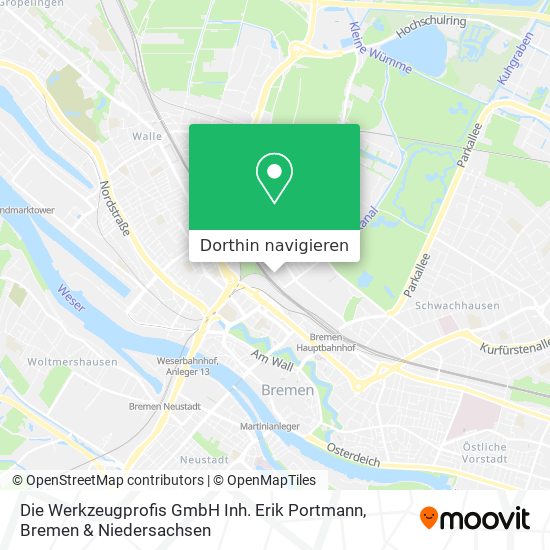Die Werkzeugprofis GmbH Inh. Erik Portmann Karte