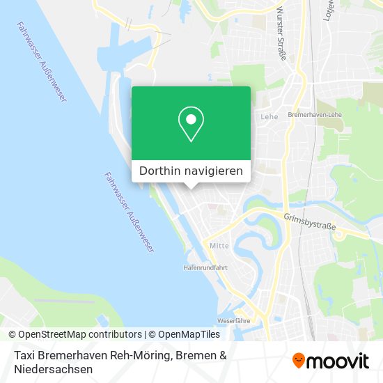 Taxi Bremerhaven Reh-Möring Karte