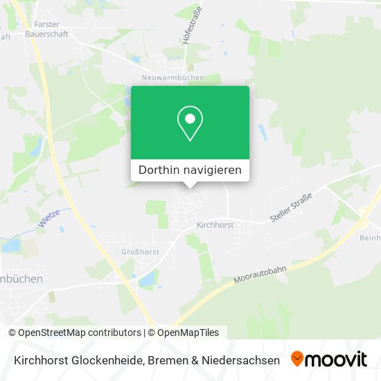 Kirchhorst Glockenheide Karte