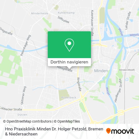 Hno Praxisklinik Minden Dr. Holger Petzold Karte