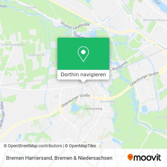 Bremen Harriersand Karte