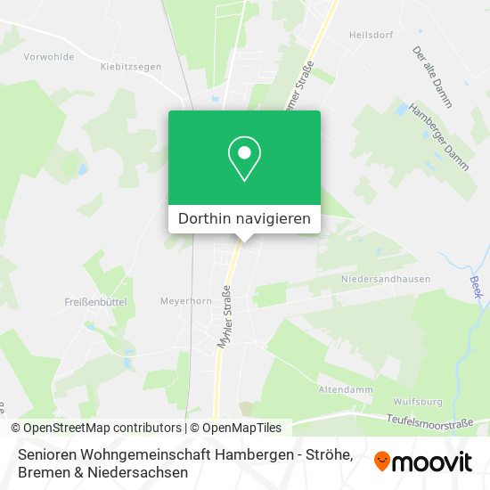 Senioren Wohngemeinschaft Hambergen - Ströhe Karte